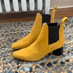 Zara Yellow Boots - size 38